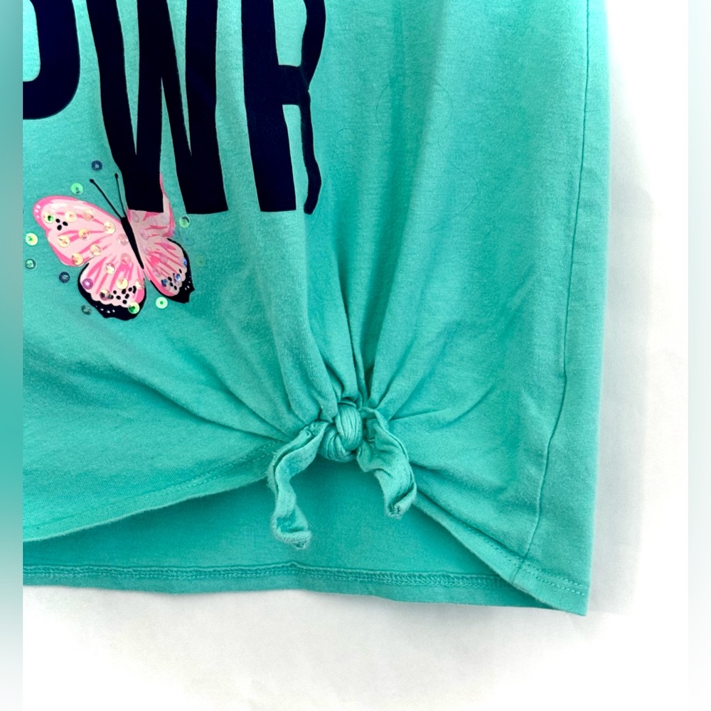 “Girl PWR” Butterfly Tee Shirt By Carters - Picture 4 of 13